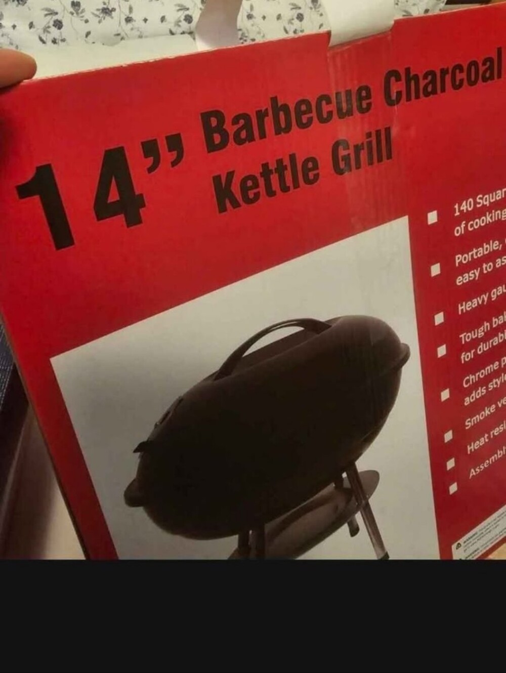 New 14 inch BBQ CHARCOAL KETTLE GRILL